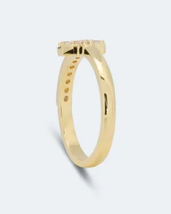 Ring "Kreuz" mit Zirkonia