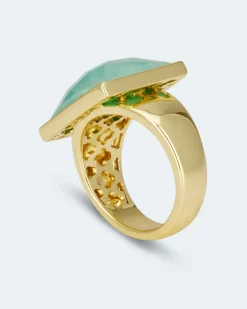 Ring mit Amazonit