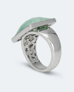 Ring mit Amazonit