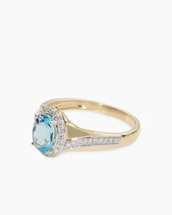 Ring mit Aquamarin