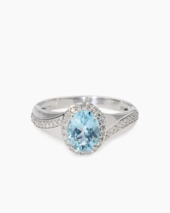 Ring mit Aquamarin
