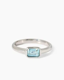 Ring mit Aquamarin
