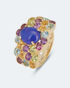 Ring mit blauem Opal