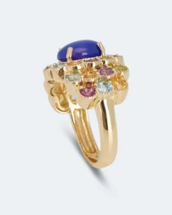 Ring mit blauem Opal
