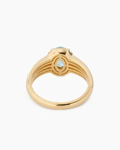 Ring mit blauem Zirkon