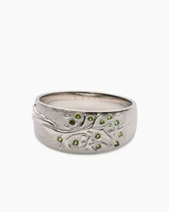 Ring mit Chromdiopsid