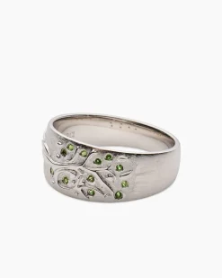 Ring mit Chromdiopsid