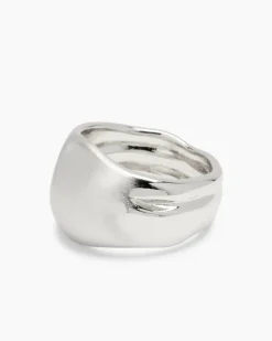 Ring mit gebürstetem Finish