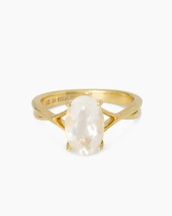 Ring mit Hyalith Opal