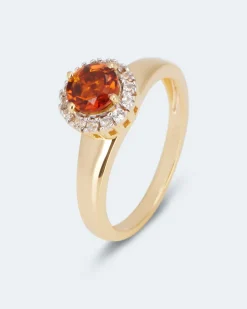 Ring mit Madeira Citrin