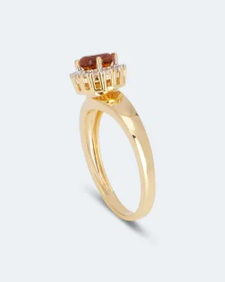 Ring mit Madeira Citrin