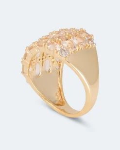 Ring mit Morganit und Zirkon