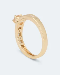 Ring mit Morganit & Zirkon