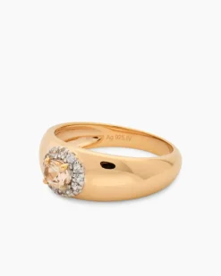 Ring mit Morganit & Zirkon