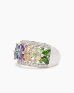 Ring mit Multi-Edelstein