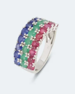 Ring mit Multi-Edelsteinen