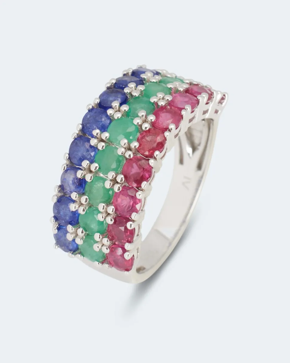 Ring mit Multi-Edelsteinen