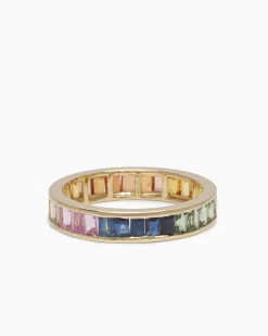 Ring mit Multi-Saphir