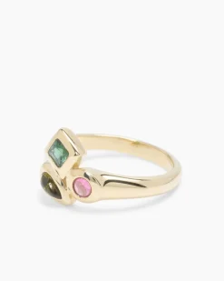 Ring mit Multi-Turmalin