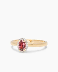 Ring mit Pink Turmalin und Zirkon