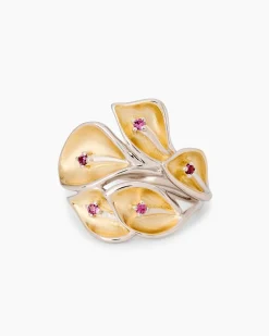 Ring mit Rhodolith
