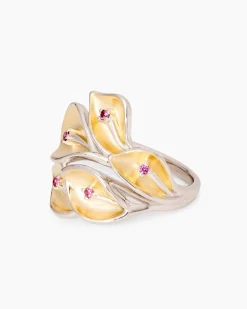 Ring mit Rhodolith