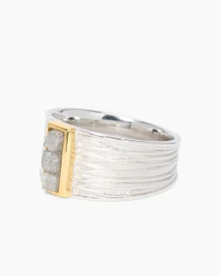 Ring mit Rohdiamant