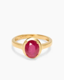 Ring mit Sambia Rubin