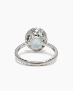 Ring mit Santa Maria Aqua