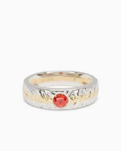 Ring mit Saphir