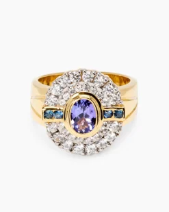 Ring mit Tansanit AAA+