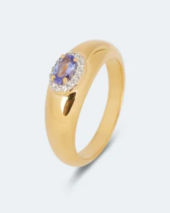 Ring mit Tansanit AAAA
