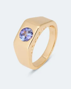 Ring mit Tansanit AAAA+