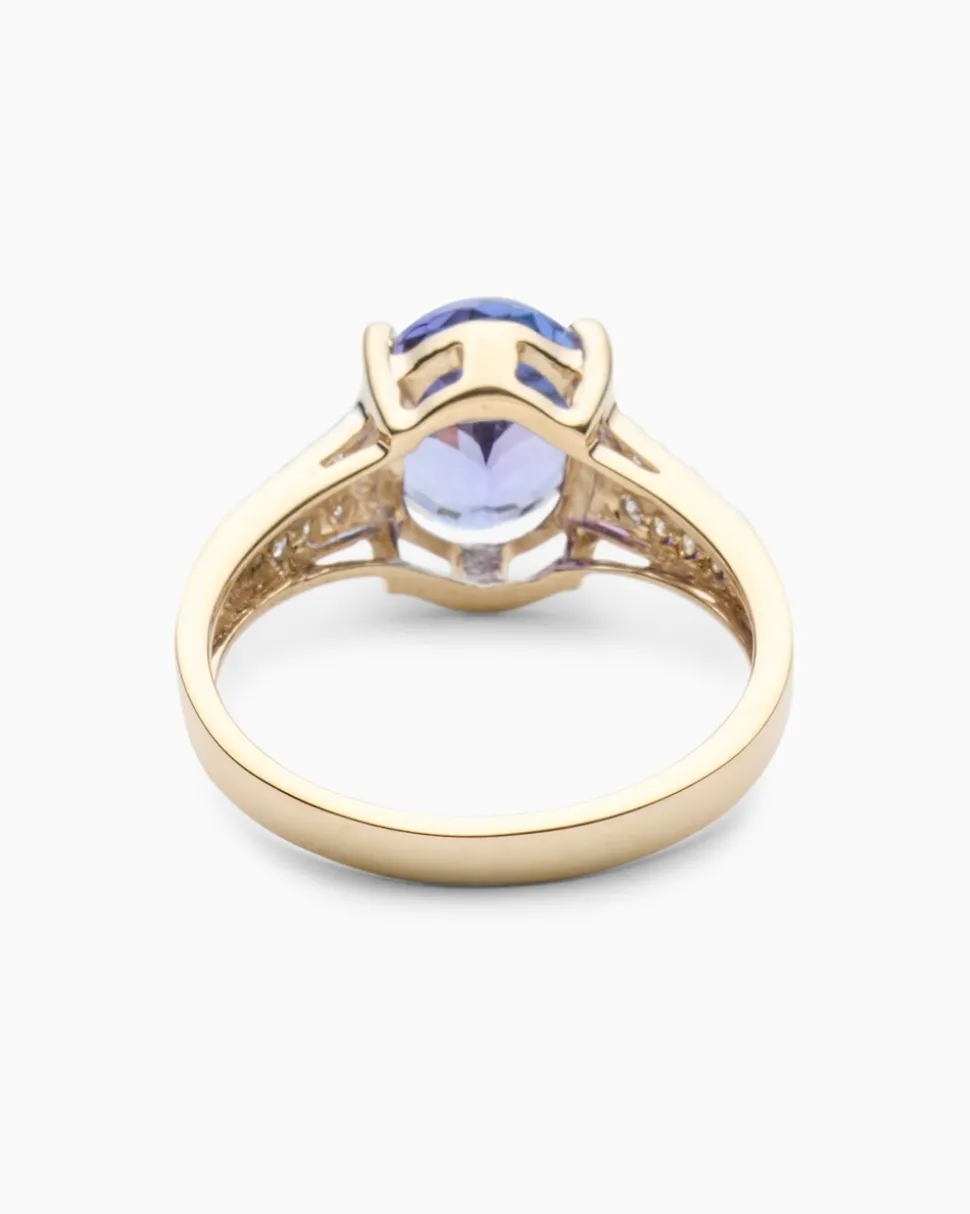 Ring mit Tansanit AAAA+