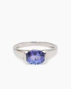 Ring mit Tansanit AAAA+