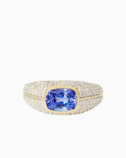 Ring mit Tansanit AAAA