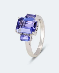 Ring mit Tansanit AAAA+