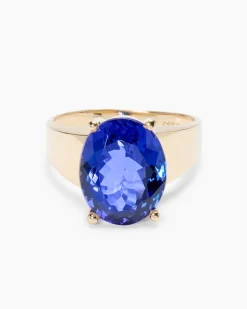 Ring mit Tansanit AAAAA