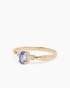 Ring mit Tansanit AAAA & Brillanten