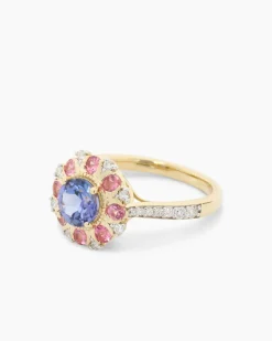 Ring mit Tansanit und Brillanten