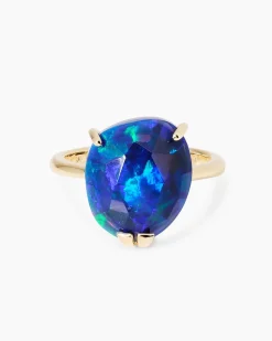 Ring mit äthiopischem Kristallopal
