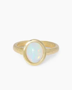 Ring mit äthiopischem Kristallopal