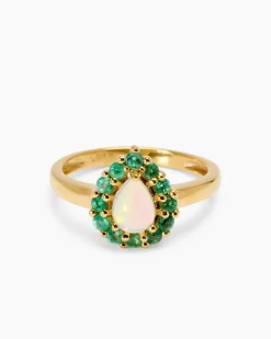Ring mit Äthiopischem Opal