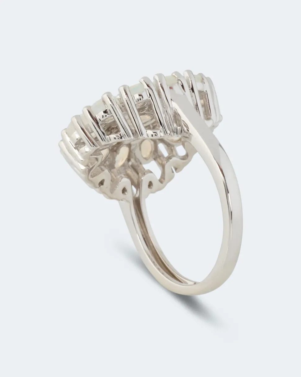 Ring mit Äthiopischem Opal & Zirkon