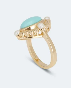 Ring mit Türkis