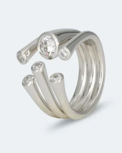 Ring mit Zirkonia
