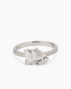 Ring mit Zirkonia