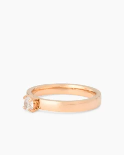 Ring mit Zirkonia, 3er Set
