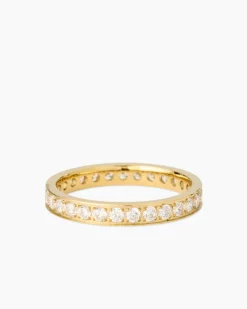 Ring mit Zirkonia, 3er Set