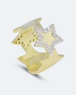 Ring mit Zirkonia & Perlmutt